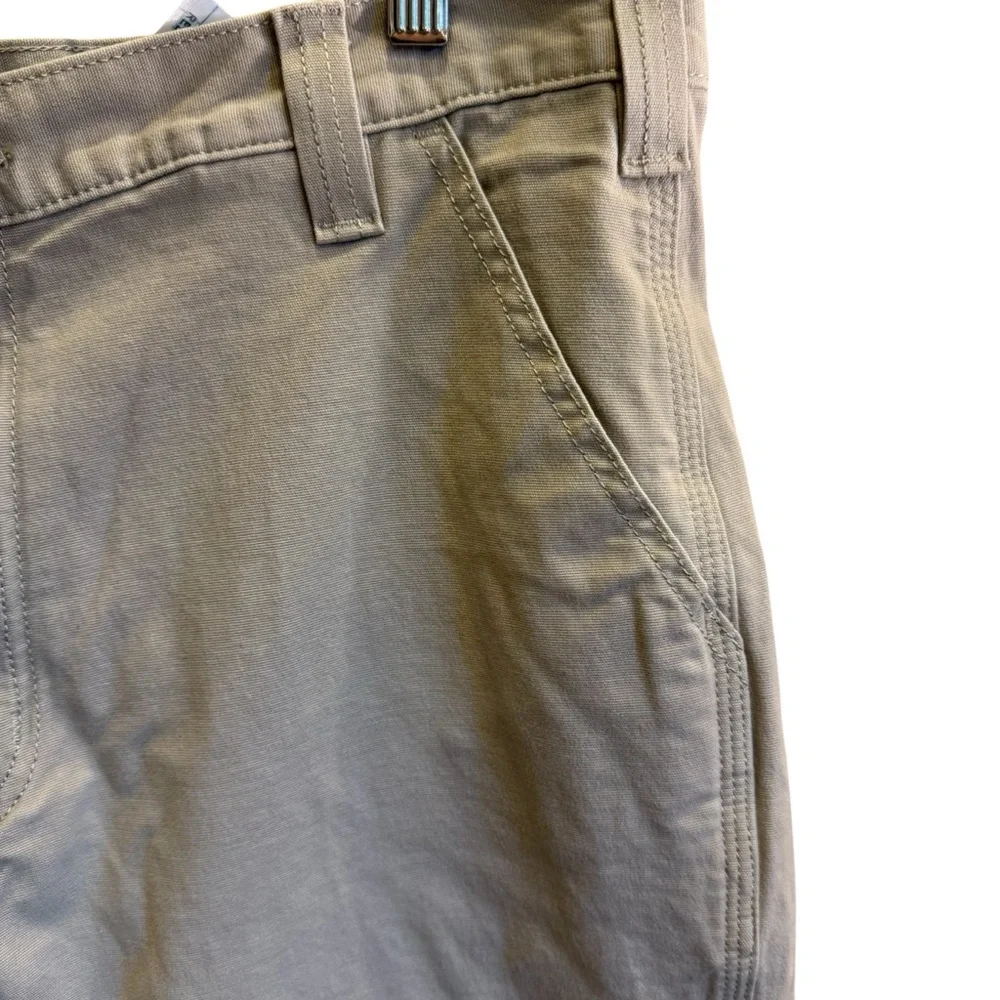 Carhartt Men’s Tan Relaxed Rugged Flex Utility Cotton Blend Work Pant sz 38x34